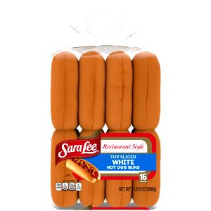 1 bun (43 g) Hot Dog Sliced Enriched Buns