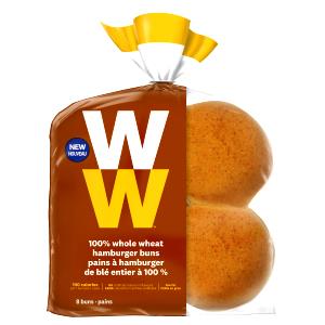 1 bun (50 g) 100% Whole Wheat Buns