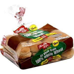 1 bun (50 g) 100% Whole Wheat Hot Dog Buns