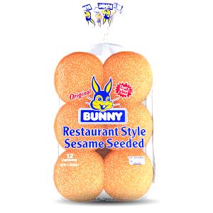 1 bun (50 g) Restaurant Style Sesame Seeded Buns