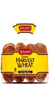 1 bun (50 g) Sweet Harvest Wheat Hotdog Buns