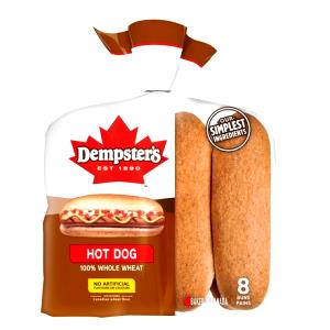 1 bun (50 g) Whole Wheat Hot Dog Buns