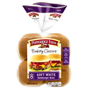 1 bun (51 g) Soft White Hamburger Buns
