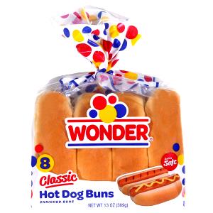 1 bun (57 g) Artisan Style Hot Dog Buns
