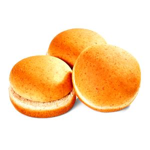 1 bun (60 g) Hamburger Buns (Wheat)