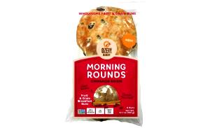 1 bun (60 g) Organic Morning Rounds Cinnamon Raisin
