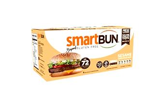 1 bun (60 g) Whole Grain Reduced Calorie Hamburger Buns