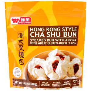 1 bun (65 g) Hong Kong Style Cha Shu Bun