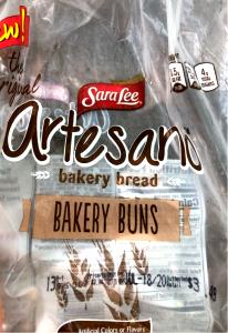 1 bun (67 g) Artesano Bakery Buns