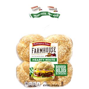 1 bun (71 g) Hearty White Farmhouse Buns