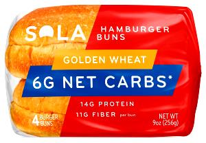 1 bun (71 g) Wheat Hamburger Buns