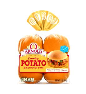 1 bun (74 g) Country Potato Hamburger Bun