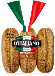 1 bun (76 g) 100% Whole Wheat Sausage Bun