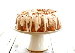 1 Bundt Or Tube Cake (approx 10" Dia) Banana Cake with Icing