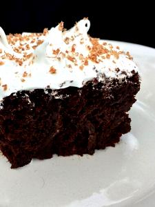 1 Bundt Or Tube Cake Chocolate Cake with Mayonnaise or Salad Dressing without Icing