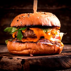1 burger 1/2 Lb Cheeseburger