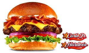 1 Burger 1/3 LB** Bacon Cheese Thickburger