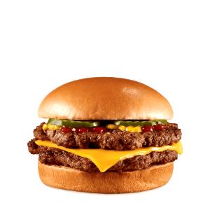 1 burger 1/3 Lb. Double with Cheese