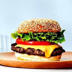 1 burger 1/6 Lb Plain Hamburger