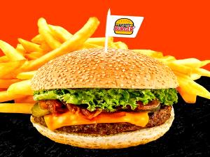 1 burger (104 g) Cheeseburger