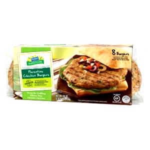 1 burger (106 g) Florentine Chicken Burgers