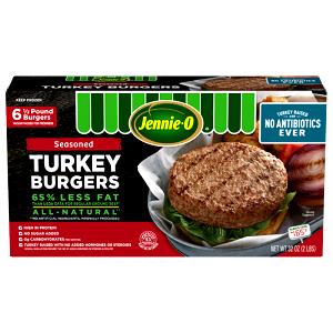 1 burger (112 g) Seasoned Turkey Burgers (112g)