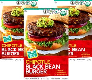 1 burger (113 g) Black Bean Burgers Chipotle Blend