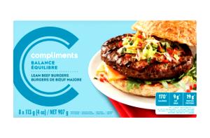 1 burger (113 g) Lean Beef Burger