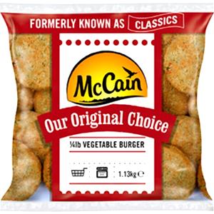 1 burger (113 g) Vegetable Burgers