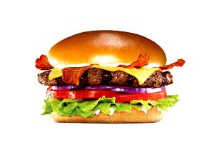 1 burger (12.77 oz) Bacon Butterburger Deluxe (Triple)