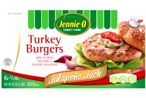 1 burger (149 g) Turkey Burgers Jalapeno Jack