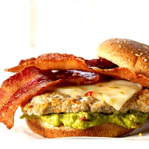 1 burger (15 oz) Cali Jack Turkey Burger