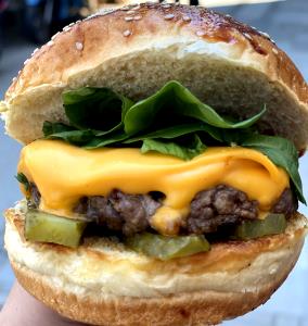 1 burger (167.3 g) Double Cheese Burger