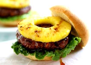 1 burger (18 oz) Hawaiian Burger