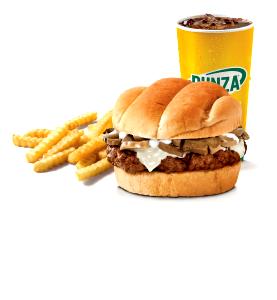 1 burger (207 g) 1/4 lb. Cheeseburger (The Runza Way)