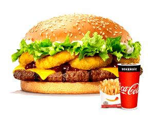 1 burger (245 g) Triple Del Cheeseburger