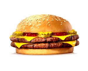 1 burger (247 g) Deluxe Double Cheeseburger