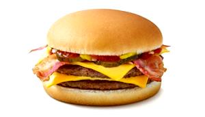 1 burger (250 g) Bacon Double Cheeseburger