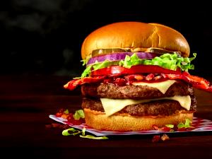 1 burger (255 g) Bacon Buford