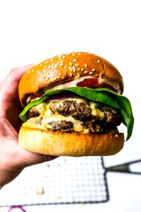1 burger (259 g) Cheeseburger with Mustard