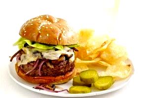 1 burger (262 g) Mushroom & Swiss (Double)