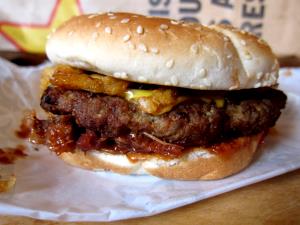 1 burger (291 g) Single Memphis BBQ Burger