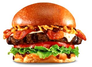 1 burger (310 g) The Midnight Moonshine Burger