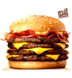 1 burger (311 g) BK Quad Stacker