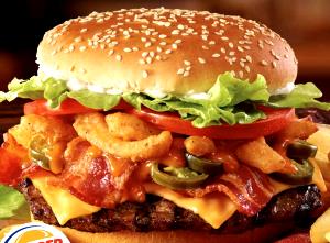 1 burger (321 g) Angry Whopper
