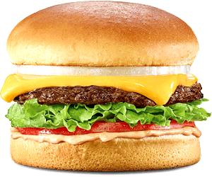 1 burger (330 g) Double-Double with Onion (No Spread)