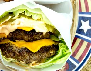 1 burger (362 g) Double-Double Animal Protein Style
