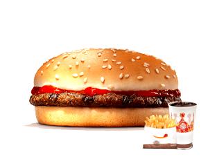1 burger (387.84 g) Classic Cheeseburger (Kids)