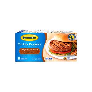 1 burger (4 oz) Turkey Burgers Original