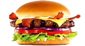 1 burger (463 g) 2/3 lb Double Bacon Cheese Thickburger